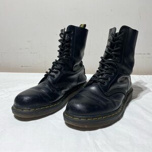 Dr. Martens 1490 High Top Boots Men’s 6 Women’s 7 Black Airwair Industrial
